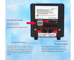 Small Household Hand-cranked Generator with High Power for Outdoor Use