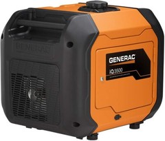 Generac 3500-W Quiet Portable Gas Powered Inverter Generator with Electric Start