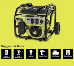 Pallet (4 Unit) RYOBI 6500-Watt Gasoline Powered Portable Generator RY906500S
