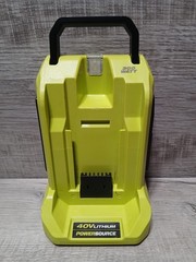 Ryobi RYi300BG 40V Power Source Inverter & Ryobi OP404VNM 40V Charger