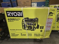 Pallet (4 Unit) RYOBI 6500-Watt Gasoline Powered Portable Generator RY906500S