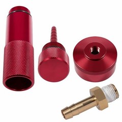 Red Generator Aluminum Extended Run Gas Cap w/ Brass Funnel For Honda EU2200i⏳