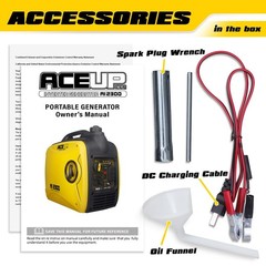 [US Fast Shipping]2300W Portable Quiet Inverter Generator Emergency Aceup Energy