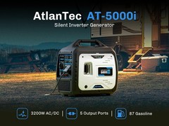 5000W Portable Gas Inverter Generator 4 Stroke Quiet 120V EPA Campe Home Backup