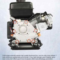 DC 48V 60V 72V Electric Vehicle Range Extender Low Noise Gasoline Generator