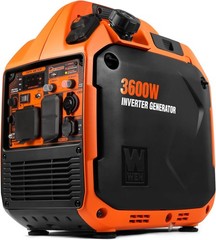 WEN Quiet and Lightweight 3600-Watt Dual Fuel RV-Ready Portable Inverter Generat