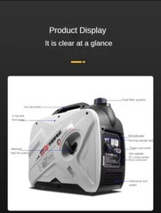 12V/24V Portable Parking Generator 7L Fuel Tank Hidden for Car Air Conditioner