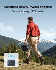 Portable Power Station 1024Wh LFP Battery Backup w/ 4 1800W AC Ports 3600W Surge