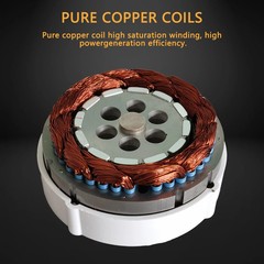 1000W Output 3Phase AC Permanent Magnet Generator With DC Electric Motor
