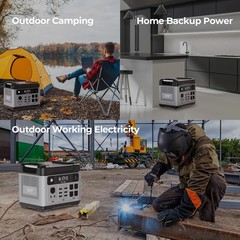 OUKITEL Power Station 2400W/2048Wh With 200W Solar Generator