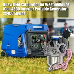 Carburetor for Cummins Onan P4500i & Westinghouse iGen4500 Generator 4500W/3700W