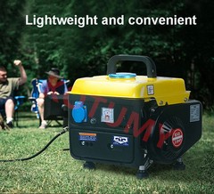 220V Small Generator, Micro Gasoline Generator, Mini Portable Handheld