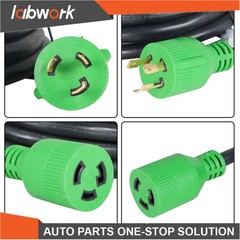 Labwork 30 Amp Generator Extension Cord 10Ft 3 Prong Power Cable 10 3 L5-30