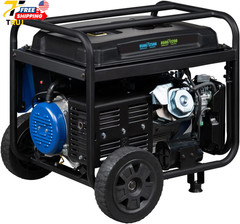 12500 Watt Dual Fuel Home Backup Portable Generator Remote Electric Start Transf