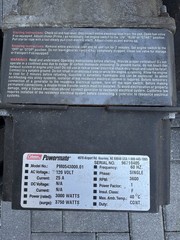 Coleman Powermate 3750W Gas Generator 3000W Briggs 6HP Portable