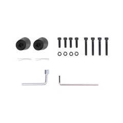 Durable Plastic Wheel Kit w/ Axle for Camping MXR2300 MXR3800 MXR4000 MXR5000DF