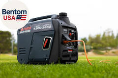 Portable Inverter Generator Gas, 4300W RV Ready, EPA & CARB Compliant CO Sensor,