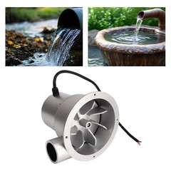 3-High Efficiency 50W Water Turbine Generator For Backyard Garden Pond