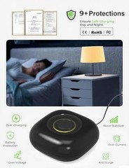 Wireless Charging Case for Oura Ring 3 Charger, 2000mAh Portable Travel