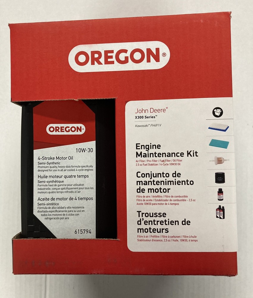 Oregon Maintenance Kit # 01-106 for Twin Cylinder Kawasaki Engine.