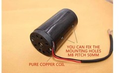 220V550W High Power Permanent Magnet DC Generator Foot DC Motor