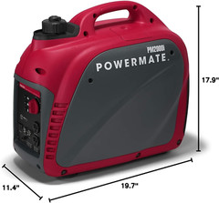 Pm2000I 2,000-Watt Gas-Powered Portable Inverter Generator – Quiet Performance –