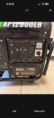 DuroMax XP12000EH Gas or Propane Dual Fuel Electric Start Portable Generator