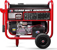 All Power 12,000-W Portable RV Ready Gas Powered Generator with Electric Start