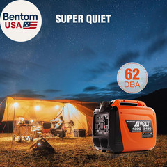 Inverter Generator 4300W Gas Powered Portable Super Quiet Outdoor Generator RV R