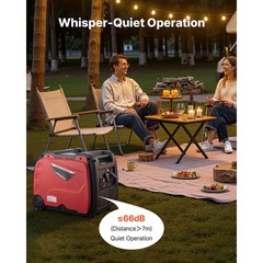 Uimoso 4200W Max 212cc 4-stroke Portable Gasoline Inverter Generator CO Detect
