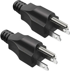 2 Pack Neutral Ground Bonding Plug for Portable Inverter Generator-Camper for Op