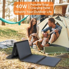 Portable Rechargeable 155Wh/42000mAh Power Station with Solar Panel Charger