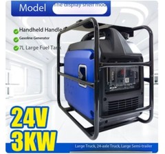 Large Truck 24V DC Generator Parking Air Conditioning Battery Charging Portable