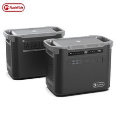 Flashfish Portable Power Station 2000W/1997Wh Solar Generator Battery Camping