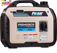 Pulsar PGD40ISCO Ultra Light Quiet 4000W Portable Gas Inverter Generator