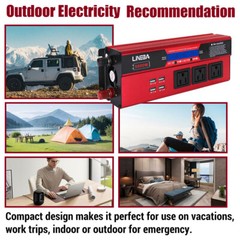 5000W Inverter Solar Panel Kit Solar Power Generator 30A Home 110V Grid System