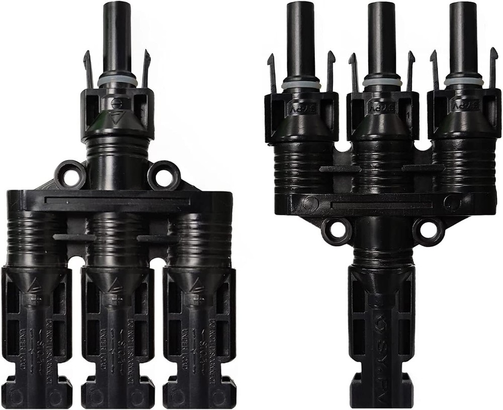 ALLPOWERS T Branch Connectors Solar Panel Parallel Connectors 1 to 3 Connectors