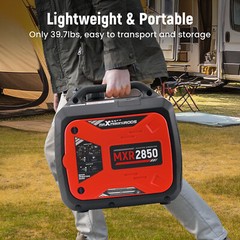 2850 Watt Portable Inverter Generator Gasoline Ultra Quiet For Garden Outdoor