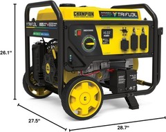 Champion Power Equipment 8125-Watt Electric Start Tri-Fuel Portable Generator