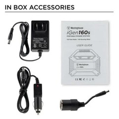 iGen160s 100/150-Watt Lithium-Ion Portable Power Station Inverter LED Display