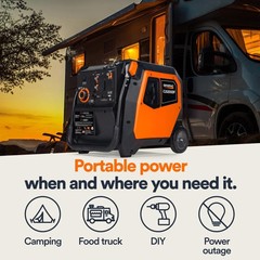 Generac Iq Series 5,200 Watt Dual Fuel 49-State Portable Inverter Generator
