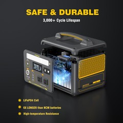 VTOMAN Jump 600X Portable Power Station 600W 299Wh LiFePO4 Battery Generator