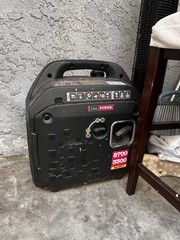 flex POWER Silent Portable Generator 2700W Rated 3300W Max Black