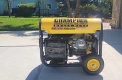 Champion portable Generator, Heavy Duty, 7000 max Watts,  electric key start. 