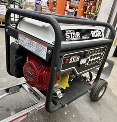 NorthStar Portable Generator with Honda GX390 Engine, 8000 Surge Watts, 6600