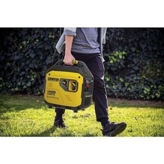 Champion 4500W Dual Fuel Portable Inverter Generator w/ CO Shutdown Yellow/Black