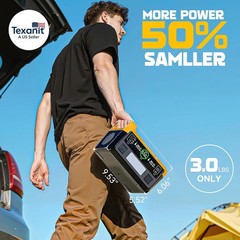 550W Power Station Compatible with Dewalt: Portable Generator DC 20V to AC 110-