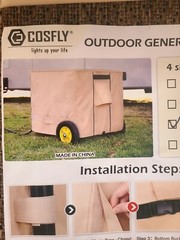 COSFLY Universal Waterproof Outdoor Portable Generator Cover 35″ X 26″ X28″ New