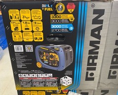 Firman Portable Generator 4000W Dual Fuel Inverter WH03242