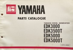 Yamaha genuine-parts book EDK3000 EDK3500T EDK5000 EDK5000T GENERATOR . 1983